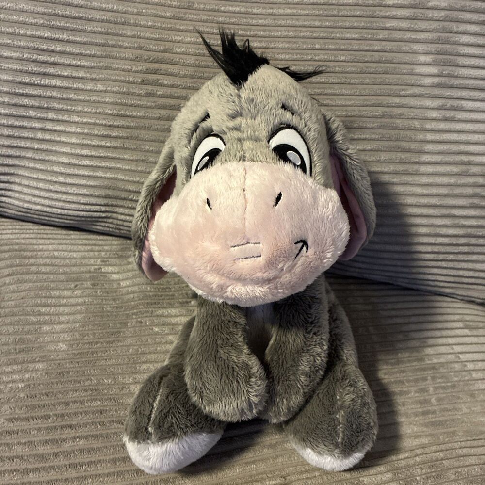 Disney Park Big Feet Plush Eeyore Donkey Floppy Stuffed Toy Original